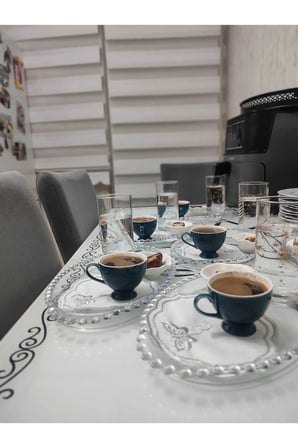 Sunumluk Peçete, Kokteyl Peçetesi, Kahve Yanı Sunumluk, Bardak Altlığı 6 Adet Sunum Peçetesi