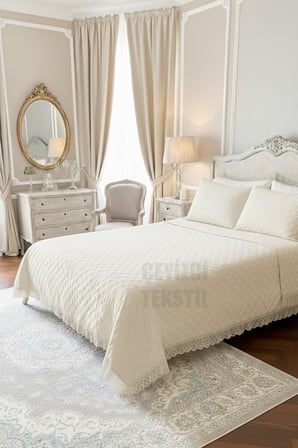YATAK ÖRTÜSÜ DANTELLİ