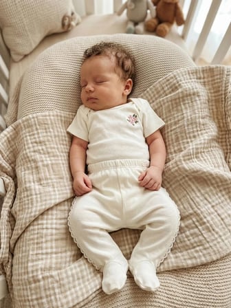 Baby Zuhu %100 Pamuk Nakışlı 10'lu Hastane Çıkışı Seti - Yenidoğan Bebek Takımı 0-3 Ay