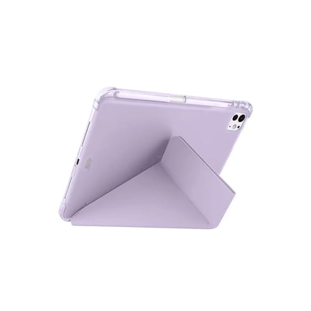 Ipad Air 13 (2024) Kılıf Kalemlikli Mars Tablet Kılıfı - Lila