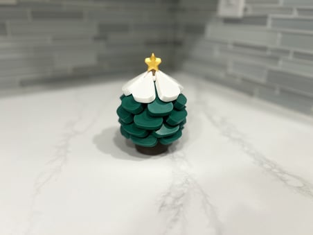 Çam Ağacı Formlu Yılbaşı Bardak Altlığı Seti Noel Masa Dekoru