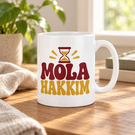 Mola Hakkım Tasarımlı Porselen Kupa - Model 293