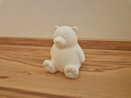 Sevimli Kutup Ayısı Tealight Mumluk Dekoratif Mum Tutucu
