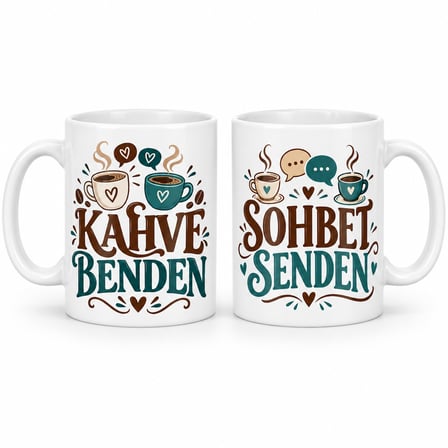Sohbetin Tadı 2'Li Kupa Seti - Model 340
