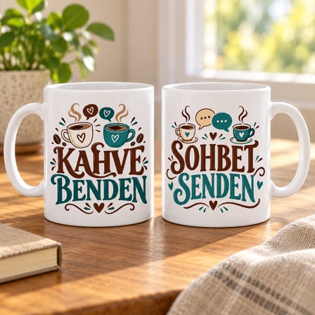 Sohbetin Tadı 2'Li Kupa Seti - Model 340