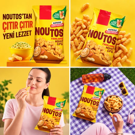 Fırın Nohut Cipsi 55 Gr Fıstık
