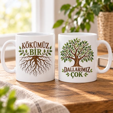 Kök Dal 2'Li Kupa Seti - Model 349