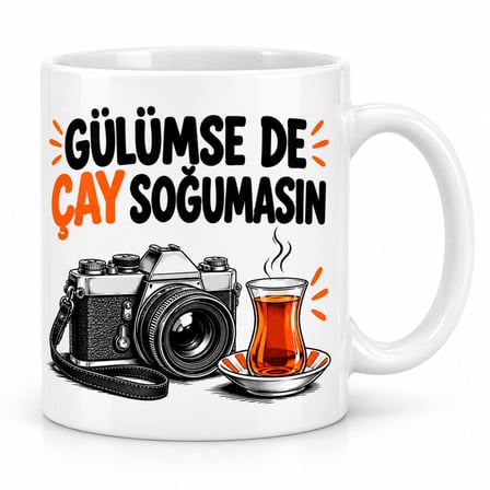 Fotoğraf Sabırsızlığı Tasarımlı Porselen Kupa - Model 823