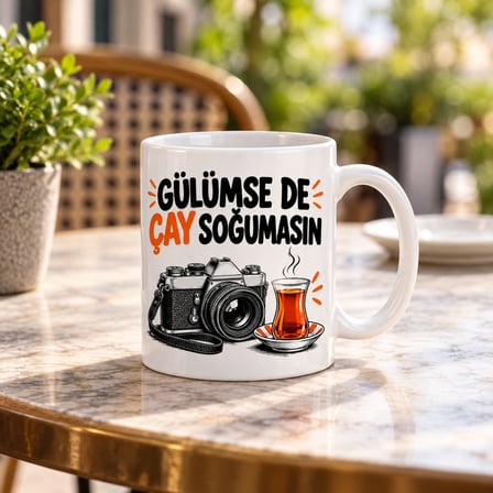 Fotoğraf Sabırsızlığı Tasarımlı Porselen Kupa - Model 823