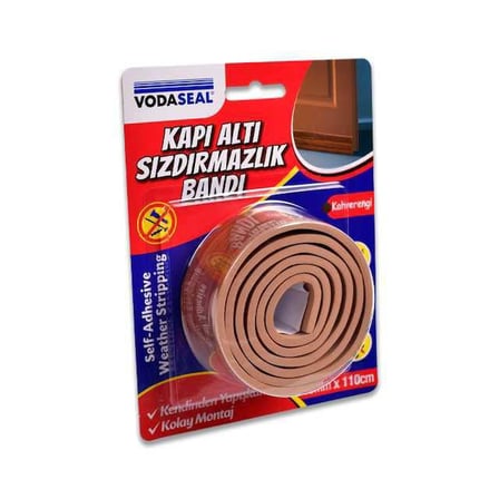 40X110Cm Kahve Kapı Altı Bandı