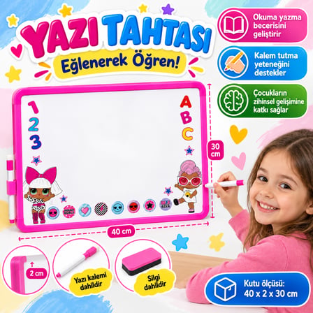 7589 El Tipi Yazı Tahtası Çıtalı