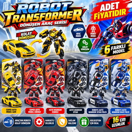 S00013289 Robot Transformer 3A.2R. (Adet Fiyatıdır)