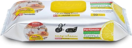 Mutfak Temizlik Havlusu 50 Adet Limon