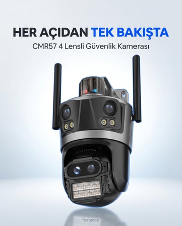 Cmr57 8K 16Mp 4 Lens ? 3 Ekran
