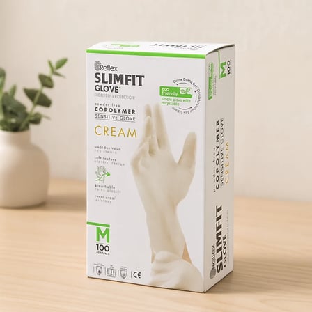 Slimfit Pudrasız Muayene Eldiven M 100'Lü