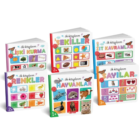 7202 İlk Ki̇taplarim 6Li Set