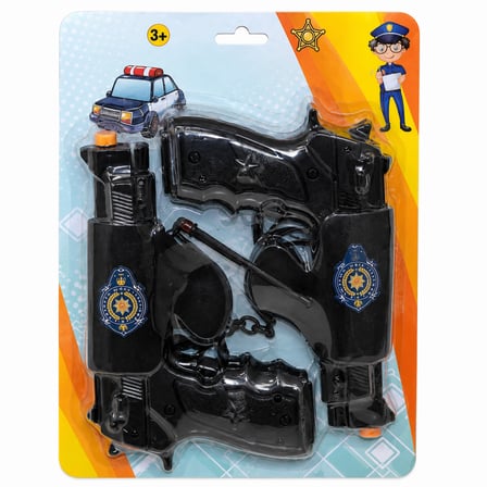 1414 2'Li Silahlı Polis Oyun Seti
