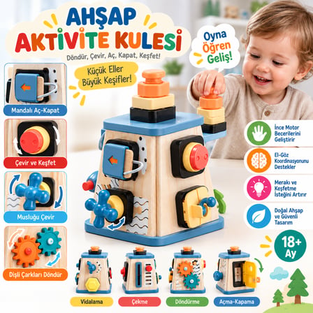 Ahşap Aktivite Kulesi Adet Fiyatıdır