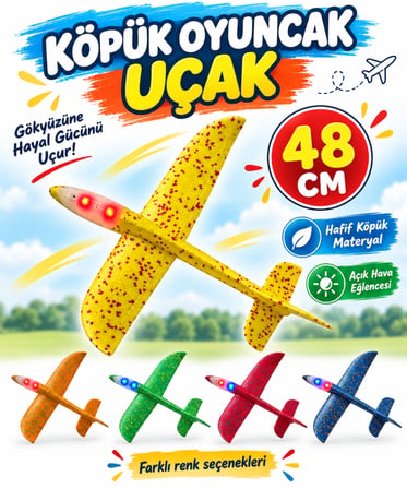 2188 Eva Uçak Baş Kismi Işikli 48 Cm(Adet Fi̇yatidir)