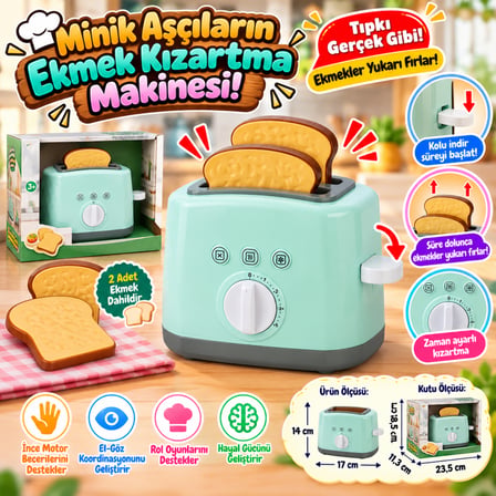 1003014 Ev Aleti̇ Ekmek Kizartma Maki̇nesi̇ Oyncak