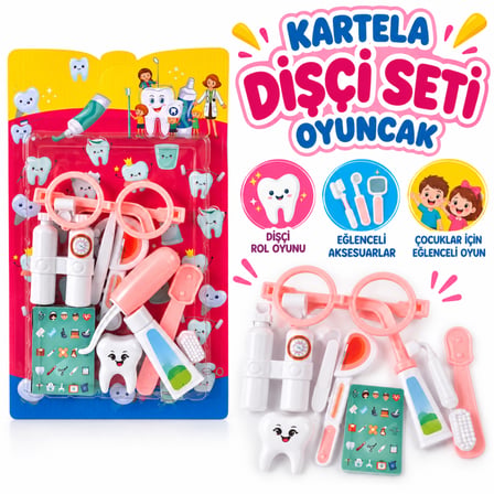 Dnt-78- Kartela Di̇şçi̇ Set Oyuncak