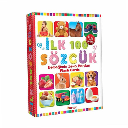 1758 Flashcards İlk 100 Sözcük -Dıytoy