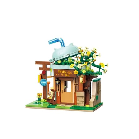 Kp-28021 Milk Tea Shop Blok Seti -Vagon Life