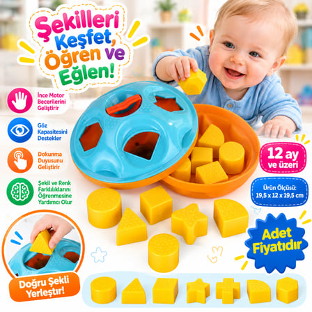 4036 Eğlenceli Şekiller (Adet Fiyatıdır)