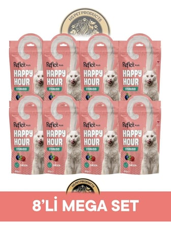 Happy Hour Tavuk Kısırlaştırılmış Ödül Seti 8X60 Gr