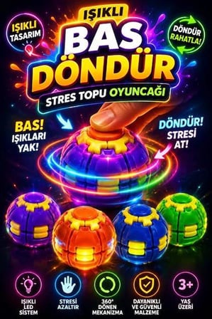 0036 Spin Top- Işikli