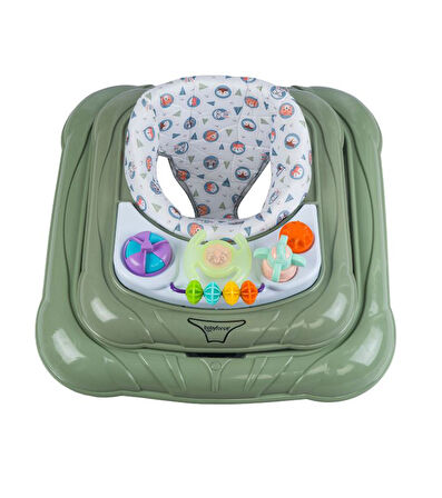 Baby Force Lüks Müzikli Yürüteç Açık Yeşil