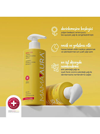 Mamaaura Içerikli Bebek Bakım Yağı - Baby Oil 200 ml