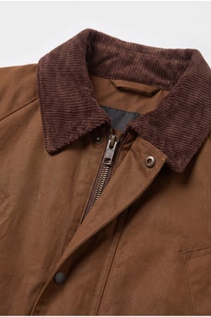 Brbr Model Viral Yaka Detaylı Ceket / Mont