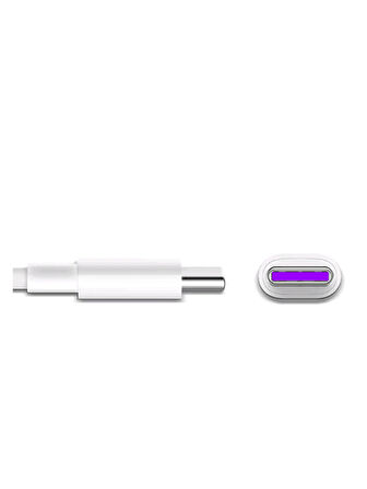 Matebook Ve Cep Telefonu Uyumlu Orijinal Usb-C to Usb-C Şarj Kablosu 5A 1.8M Kutusuz