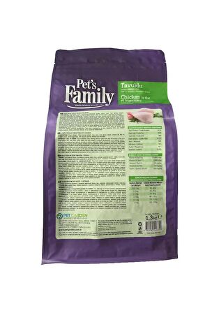 Pet's Family Premium Tavuklu Yavru Kedi Maması 1300 G