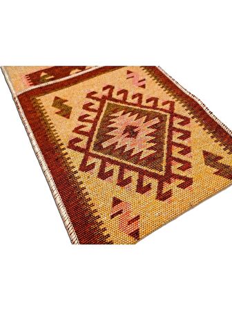 Başaran Tekstil Antik Kilimden Motosiklet  Heybesi 2 Gözlü Kilim Çanta