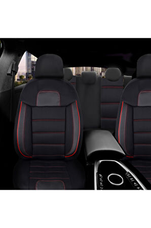 Dacia Logan Araçlara Uyumlu Tam Takım Basic K Model Oto Koltuk Kılıfı Seti