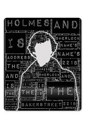  Sherlock Holmes Bilek Destekli Mouse Pad