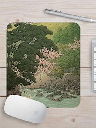  DOĞA DESENLİ Bilek Destekli Mouse pad