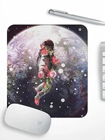  ASTRONOT DESENLİ Düz Dikdörtgen Mouse pad