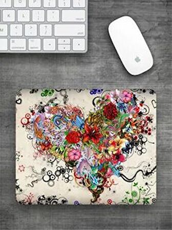  İLLÜSTRASYON DESENLİ Dikdörtgen Mouse pad