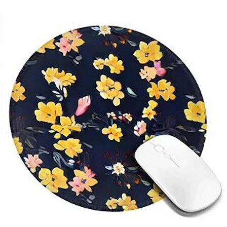  BAHAR DESENLİ Yuvarlak Mouse pad