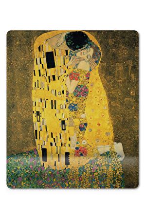 Gustav Klimt Kiss Tablosu Bilek Destekli Mouse Pad