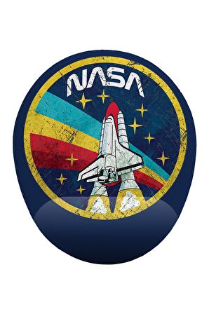 Retro Nasa Uzay Mekiği Bilek Destekli Mouse Pad