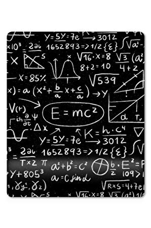 E=mc2 Formül Desenli Bilek Destekli Mouse Pad