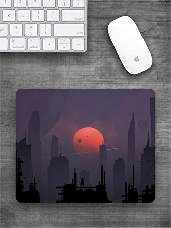 MANZARA Baskılı Dikdörtgen Mouse Pad BSKBZR