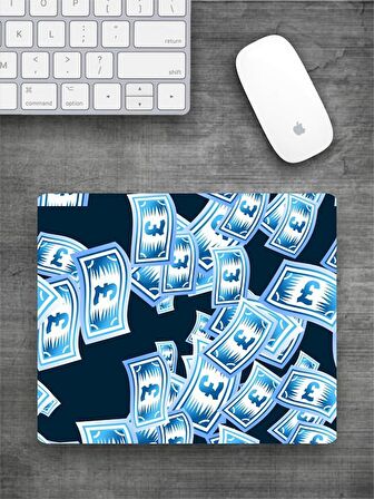 DOLAR Baskılı Dikdörtgen Mouse Pad BSKBZR