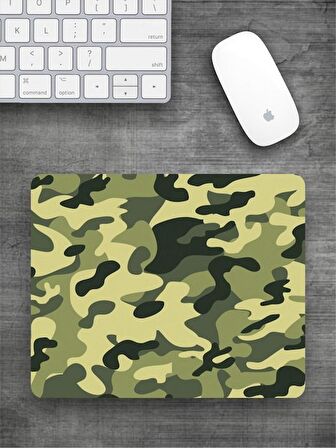 KAMUFLAJ Baskılı Dikdörtgen Mouse Pad BSKBZR