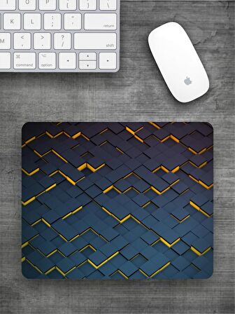 3D DESEN Baskılı Dikdörtgen Mouse Pad BSKBZR