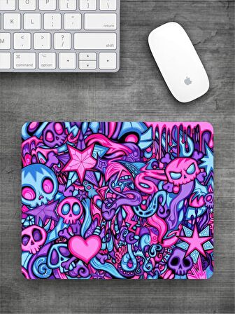 ILLUSTRASYON Baskılı Dikdörtgen Mouse Pad BSKBZR